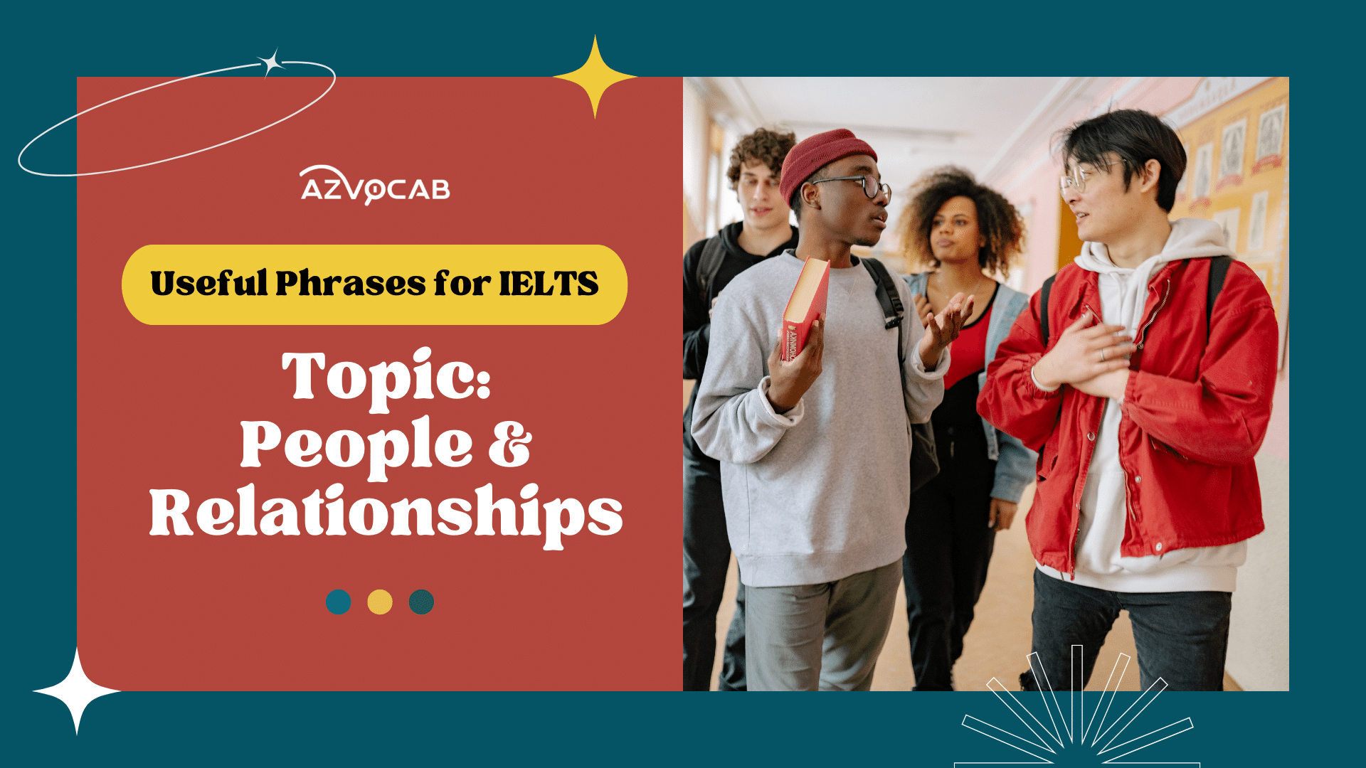 Useful Phrasas for IELTS People and Relationships