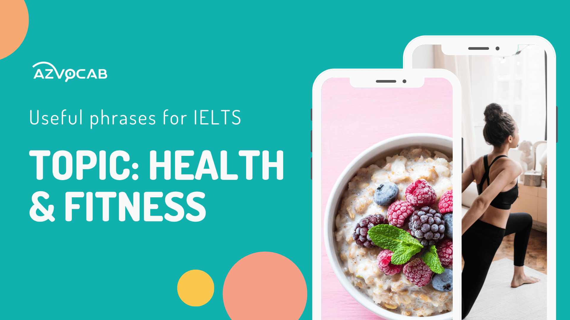 Useful phrases for IELTS Health and Fitness