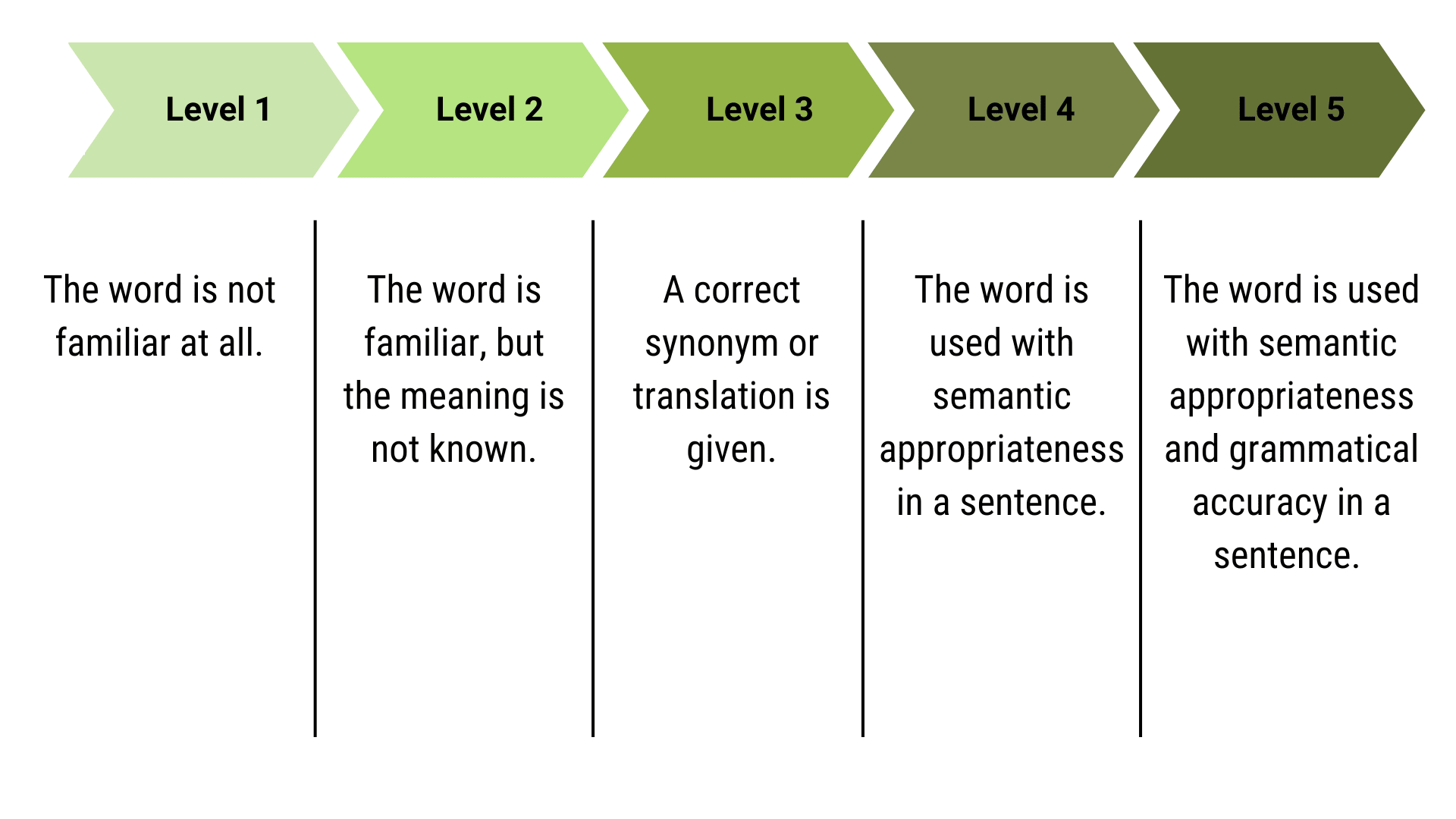 Vocabulary Knowledge Scale