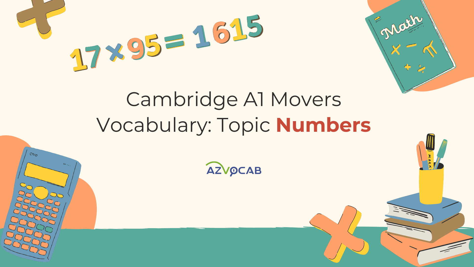 Cambridge A1 Movers Numbers