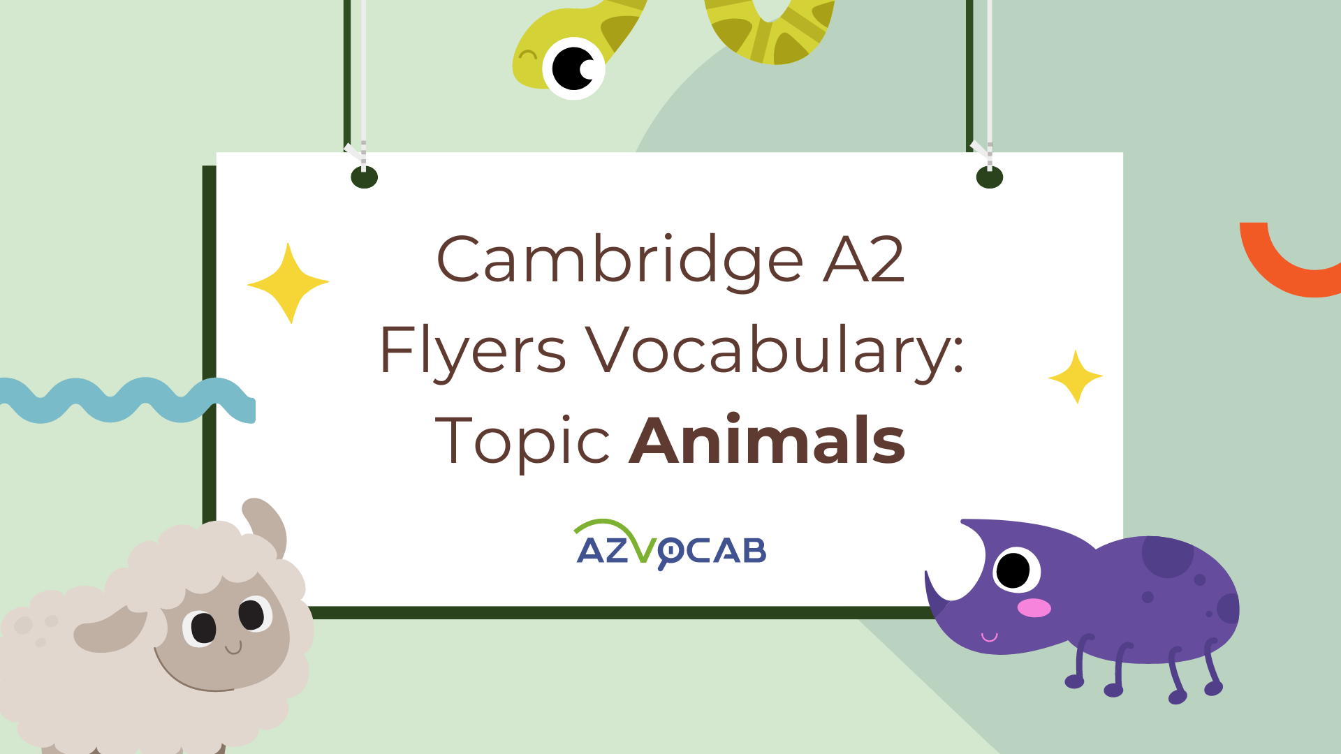 Cambridge A2 Flyers Animals