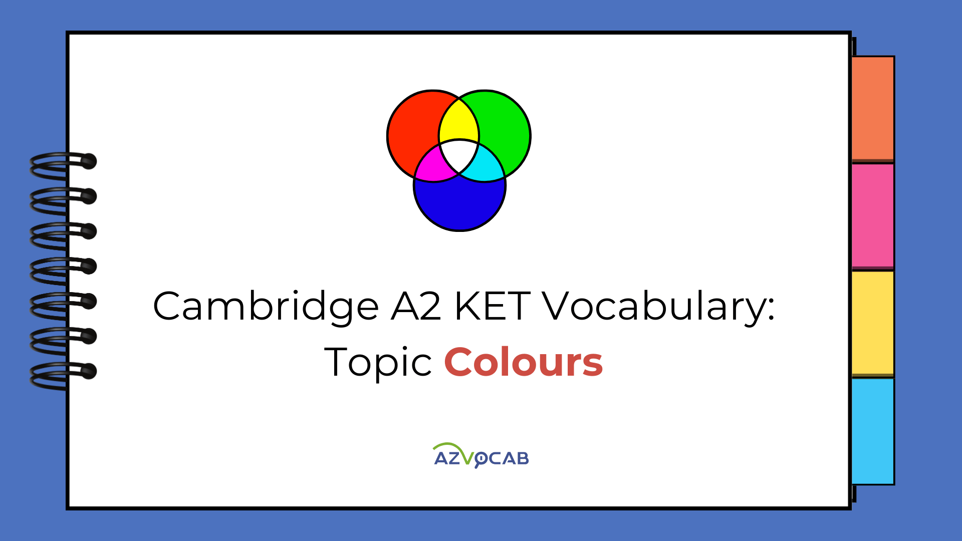 Cambridge A2 KET Colours