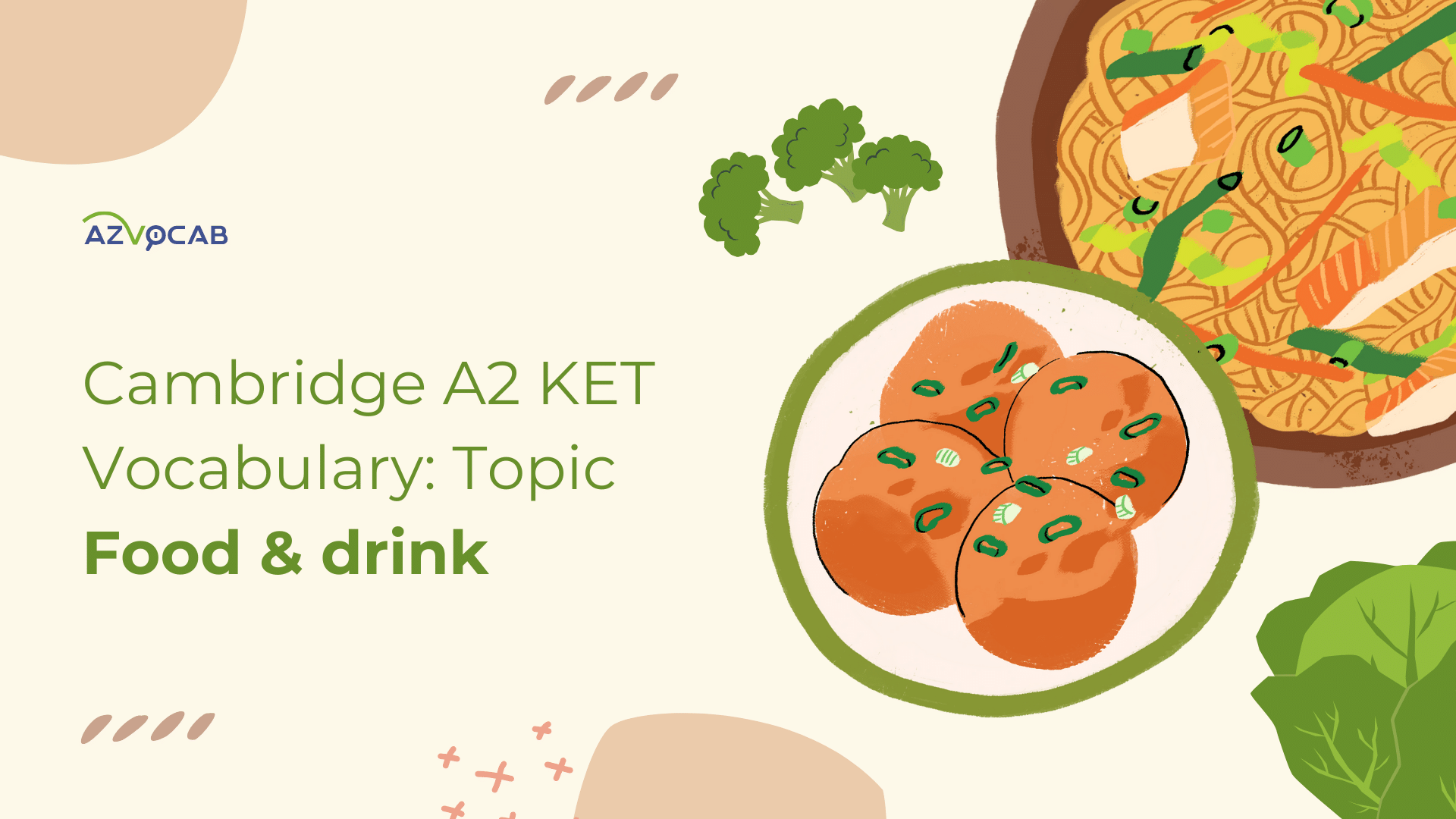 Cambridge A2 KET Food and drink