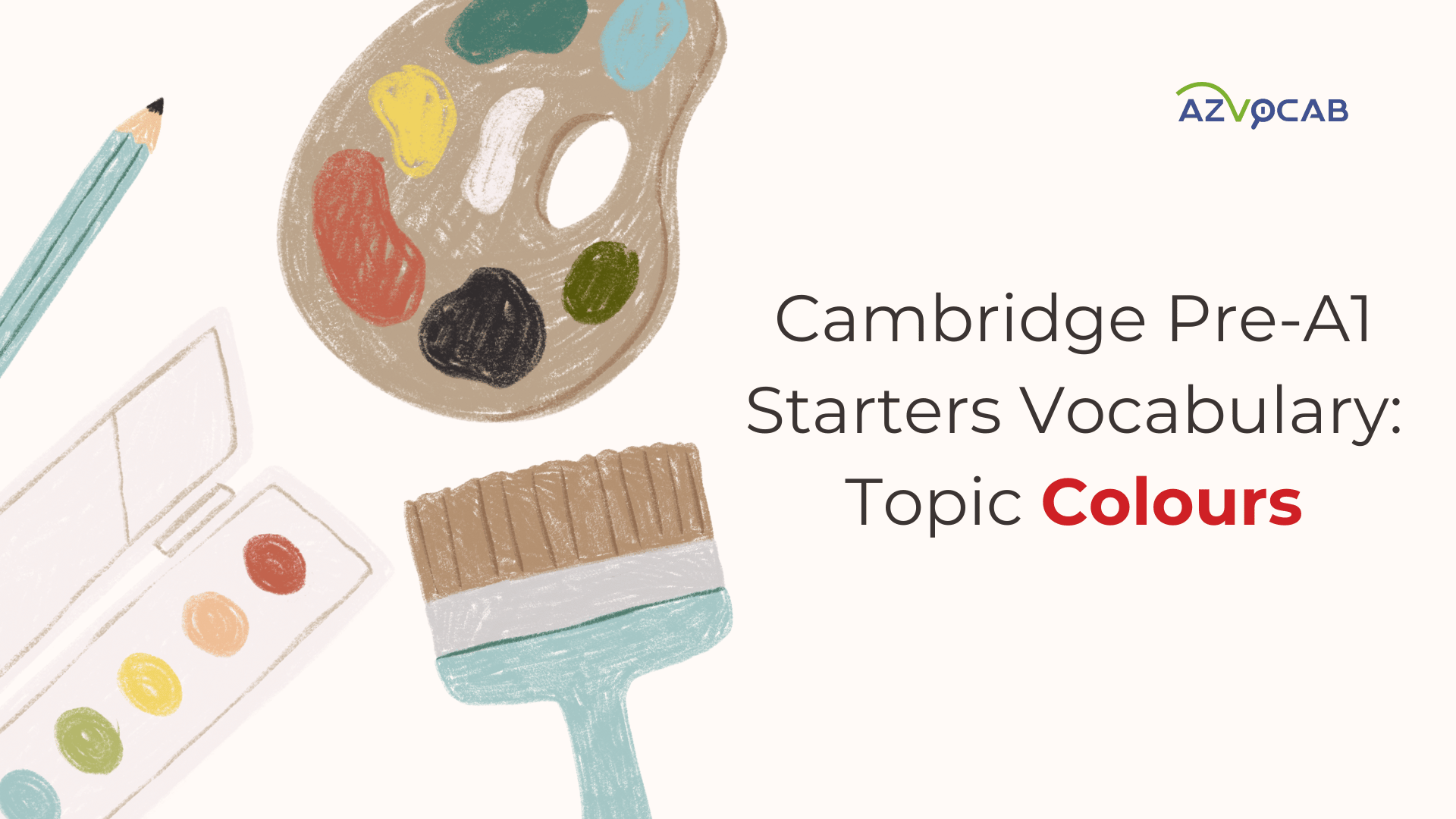 Starters Vocabulary Colours