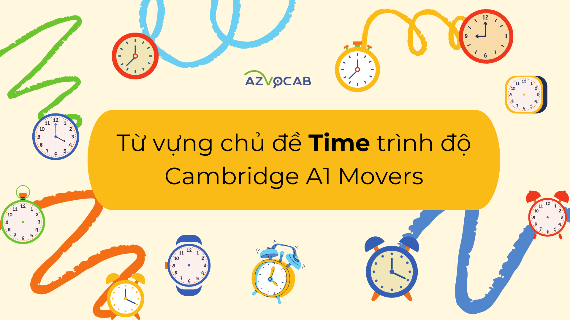 Từ vựng Movers Time