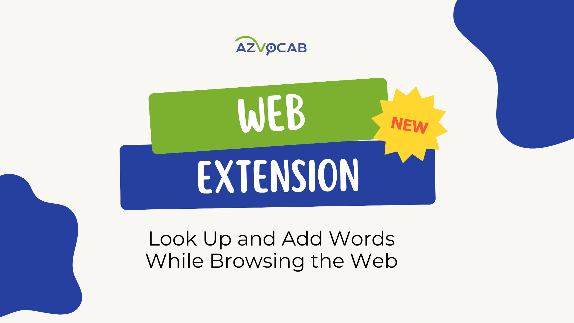 Web extension azVocab Dictionary