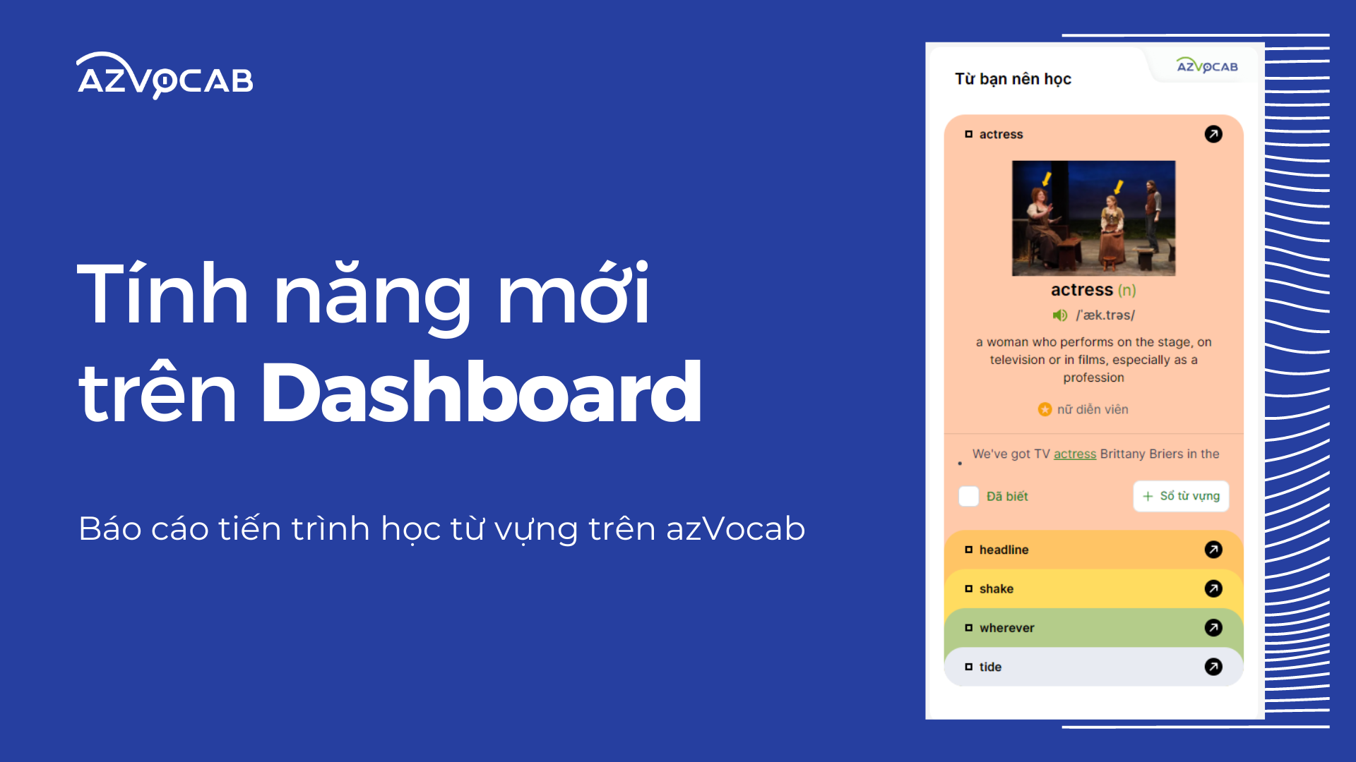 Tính năng mới trên Dashboard