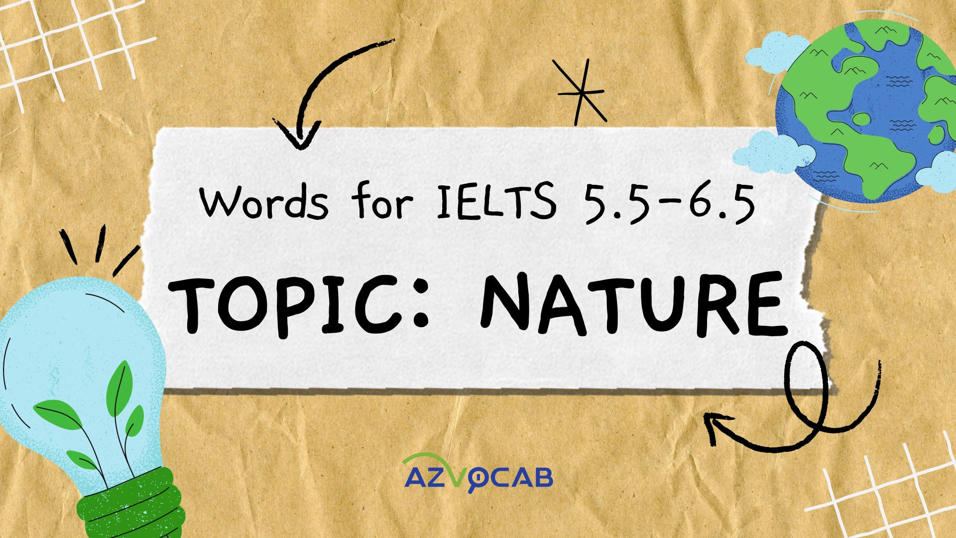 40+ IELTS Vocabulary band 5.5-6.5 Topic Nature