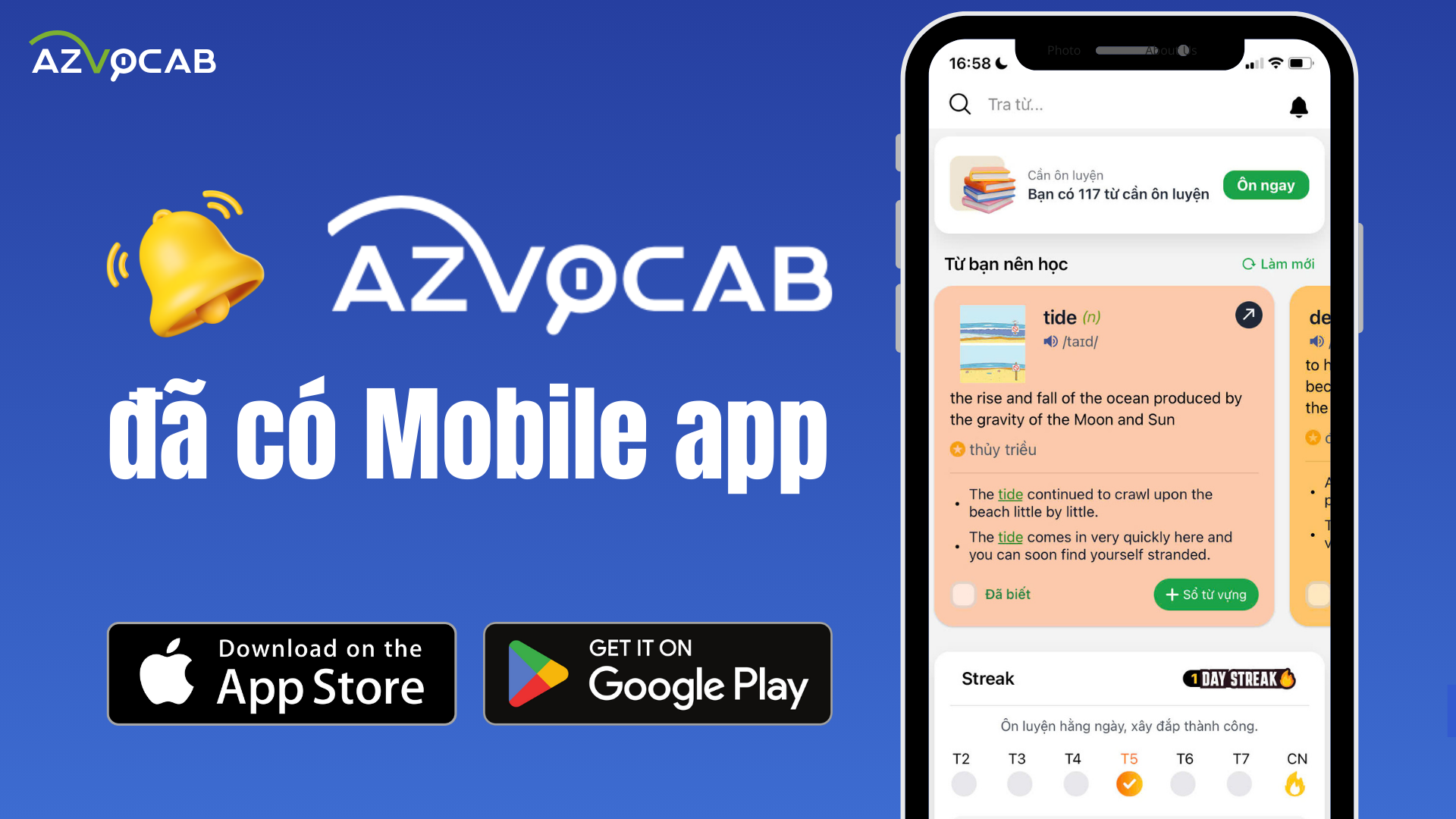 azvocab ra mắt bản app