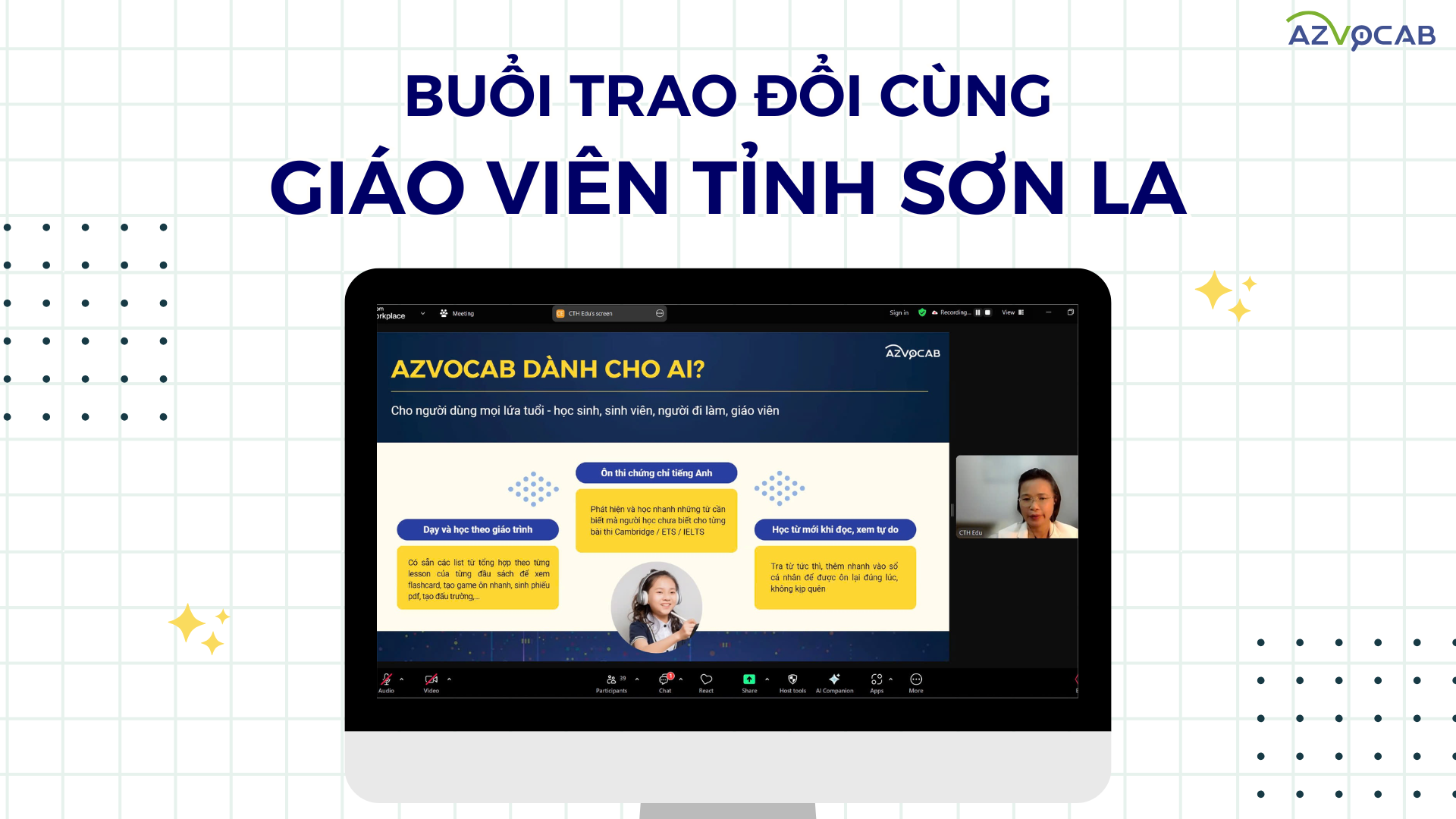 azVocab trao đổi với GV Sơn La