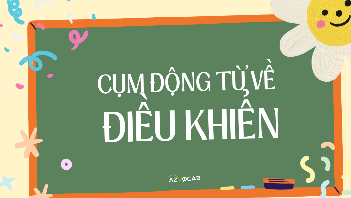 cụm động từ về điều khiển