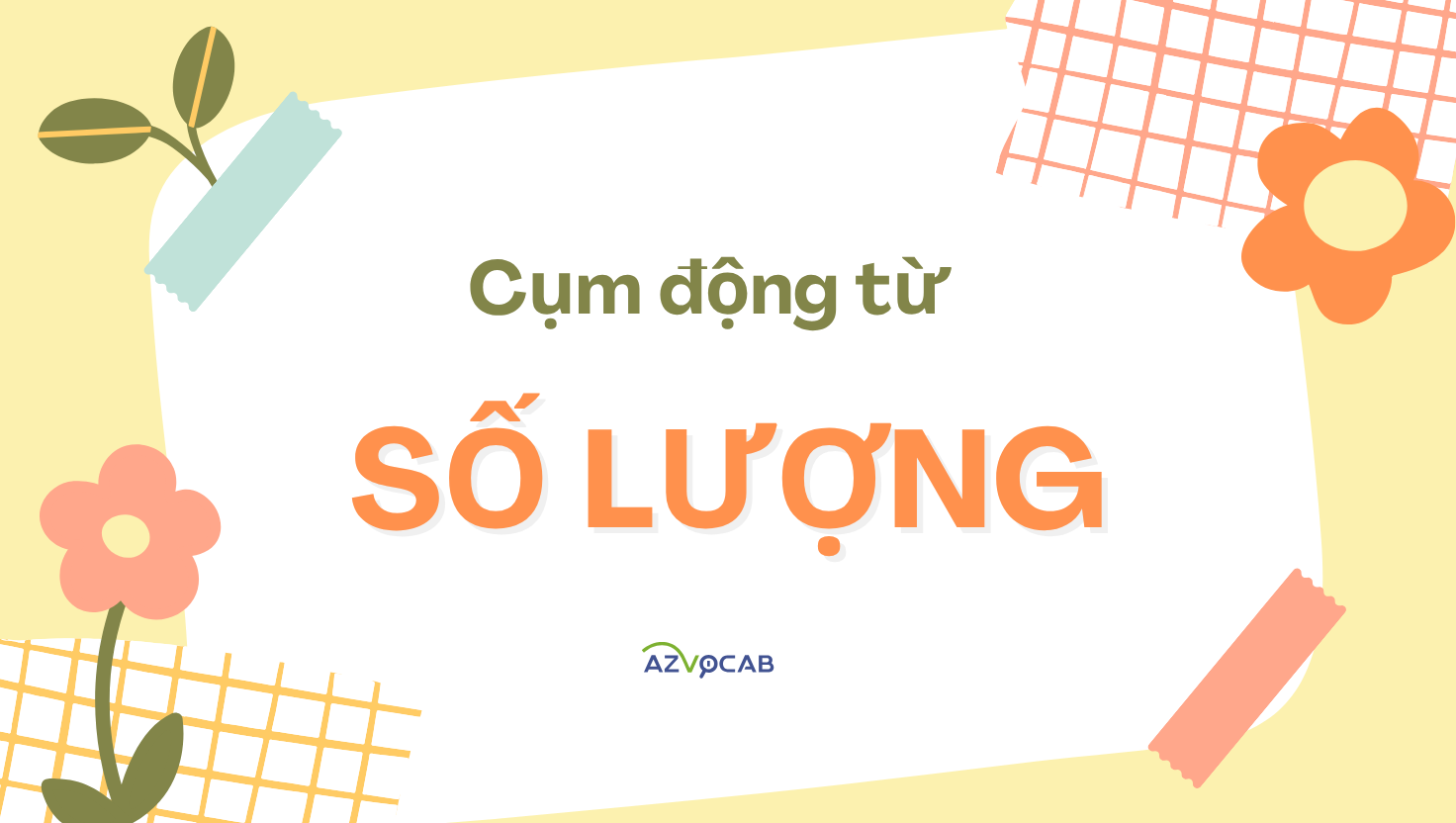 cụm động từ về số lượng