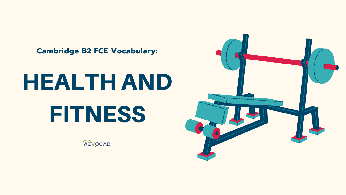 cambridge b2 fce vocabulary: health and fitness
