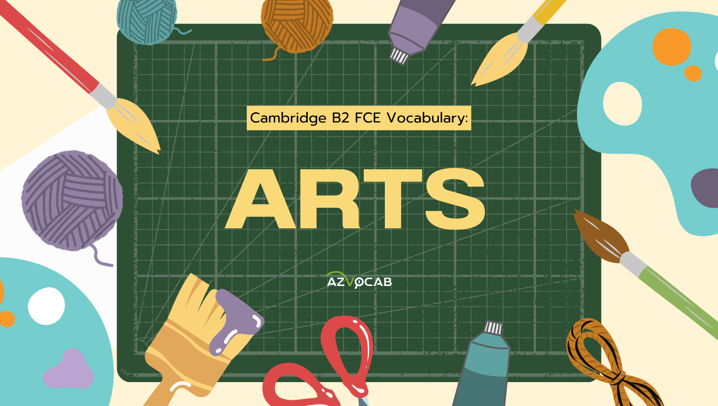 cambridge b2 fce vocabulary: arts