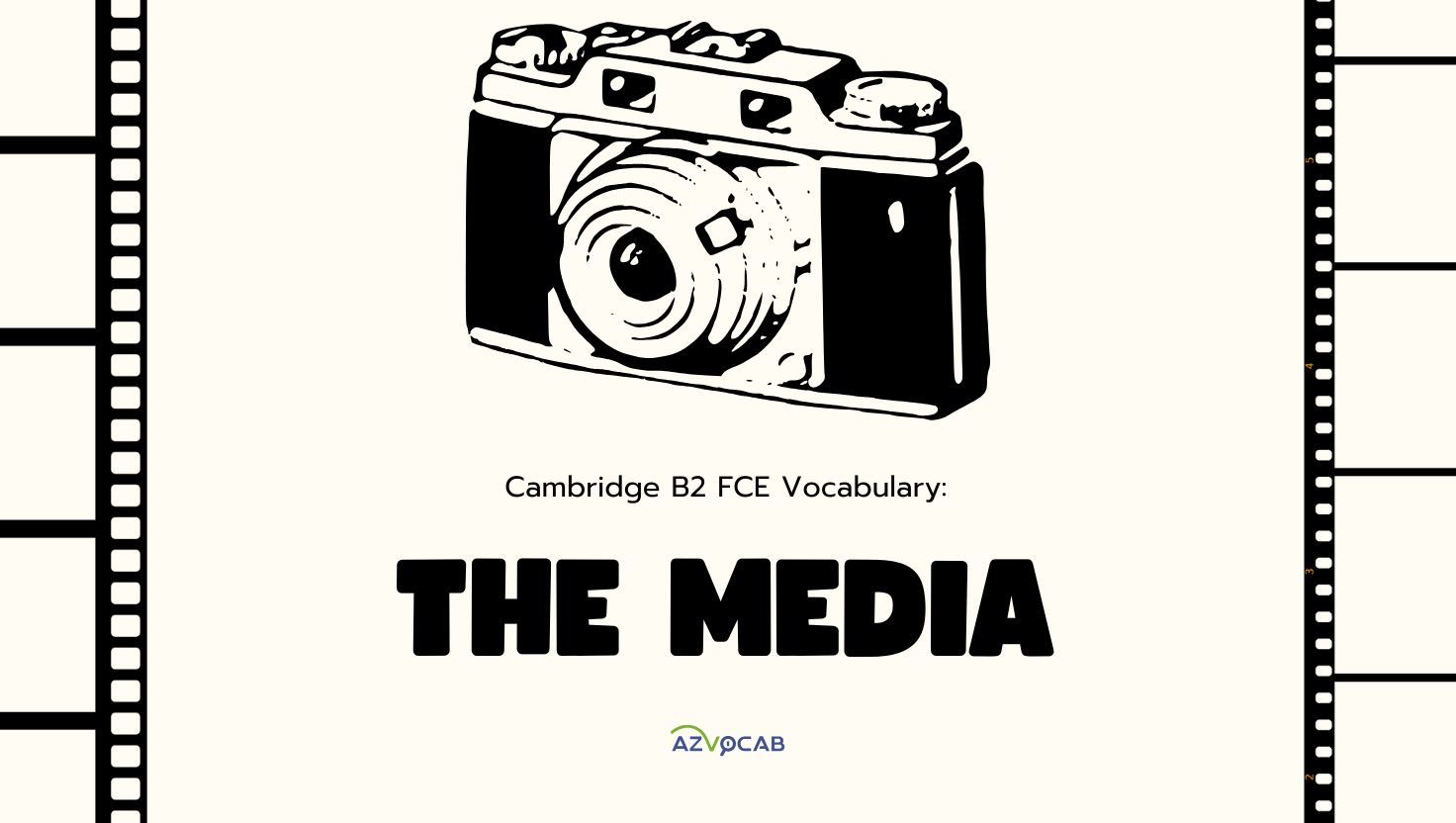 cambridge b2 fce vocabulary: the media