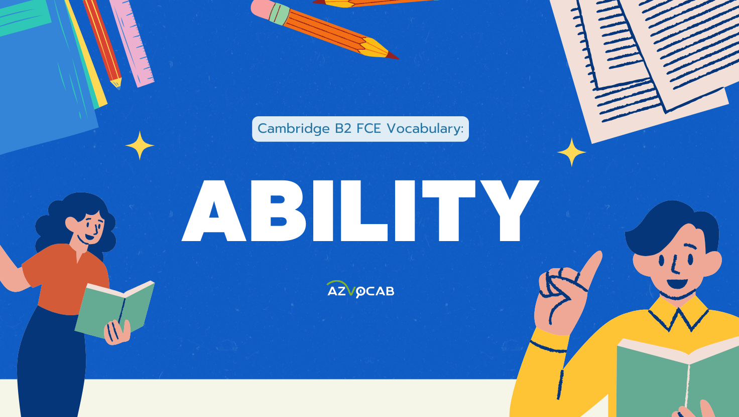 cambridge b2 fce vocabulary: ability